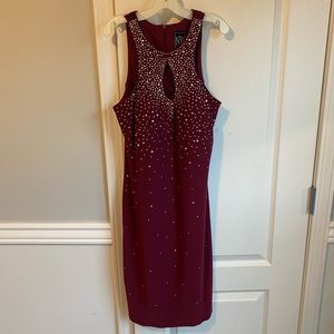 Sequin adorned formal dress